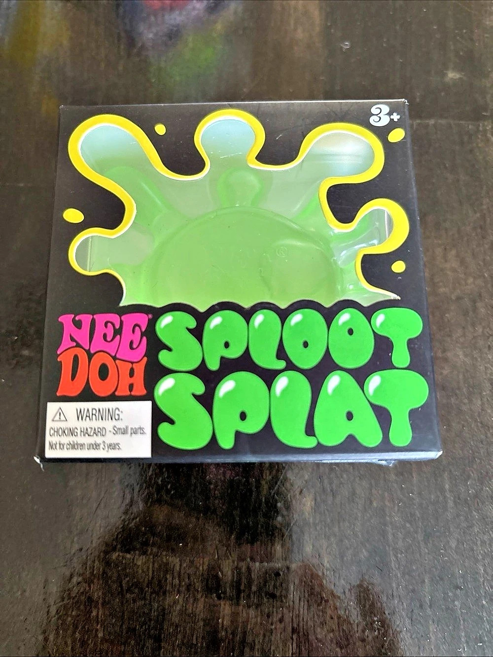 NeeDoh Nee Doh Sploosh Splat Sensory Toy Green Pink NWT